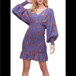 Size Large, ASTR the Label long sleeved flower dress.